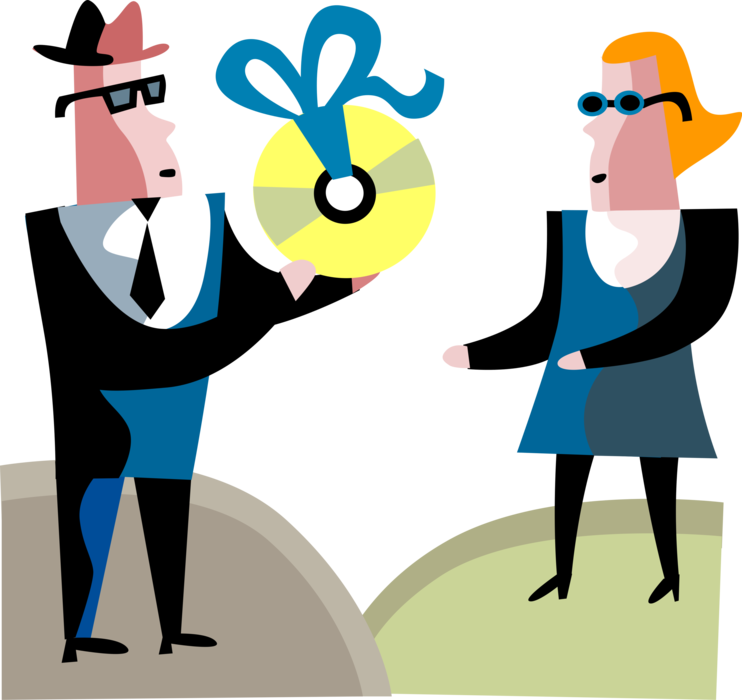 Graphic Transparent Entrepreneur Presents Digital Media - Cartoon (742x700)
