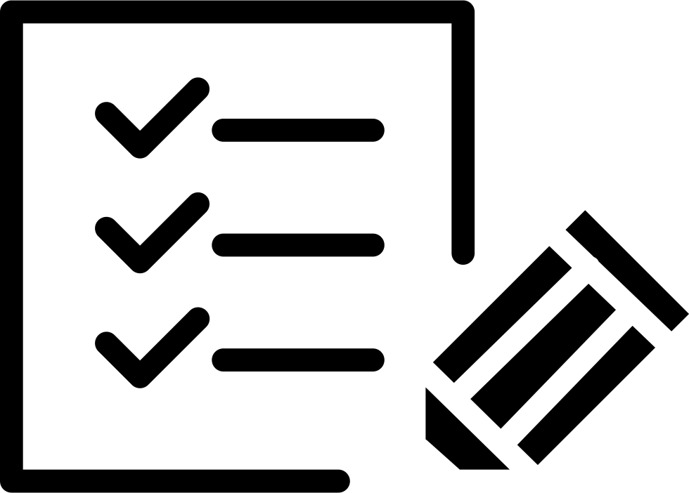 Clip Black And White Stock Checklist Vector Pen And - Checklist Pen Png (980x702)