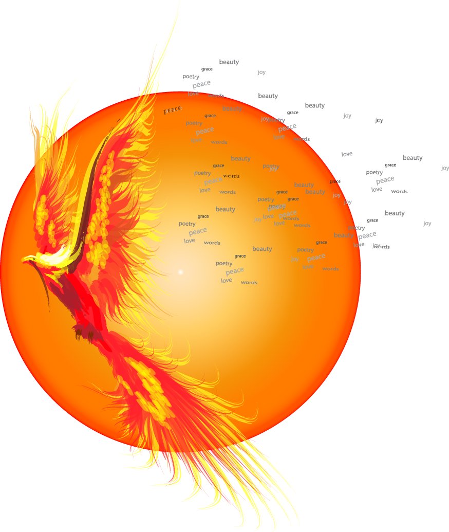 Clipart Black And White Library Art From Ashes - Circle (874x1035)