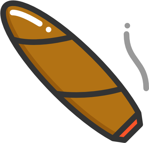 Graphic Ash Clipart Cig - Blunt Clip Art (512x512)