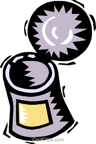 Empty Tin Can Royalty Free Vector Clip Art Illustration - Tin Can Clip Art (320x480)