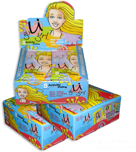 Layout And Design Of Trading Card Box - Packaging And Labeling (540x540)