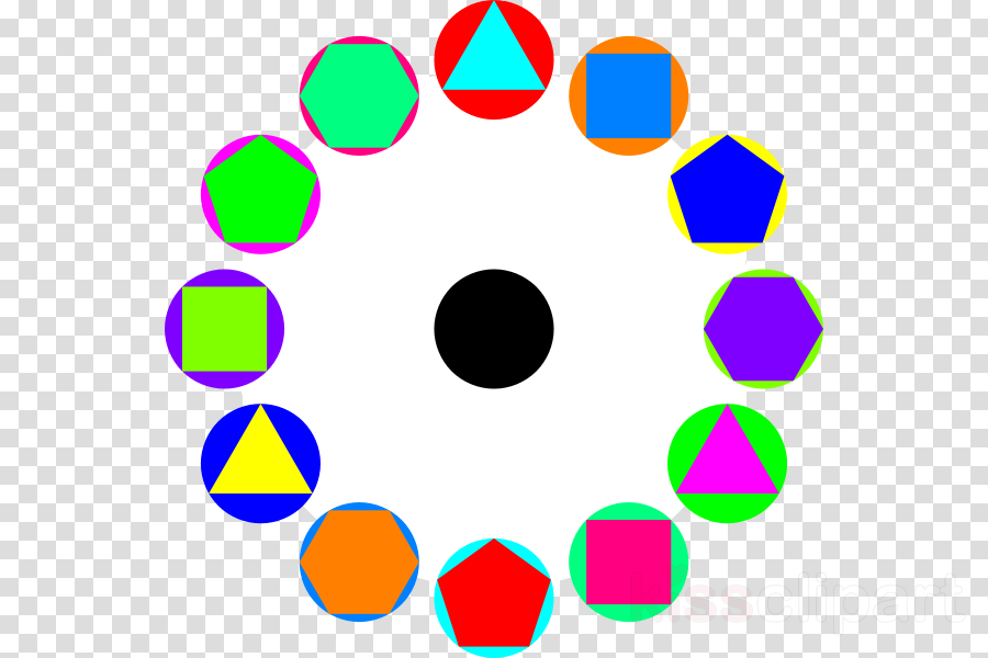 Polygons And Circles Clipart Polygon Pentagon Circle - Camera Logo Design Png (900x600)