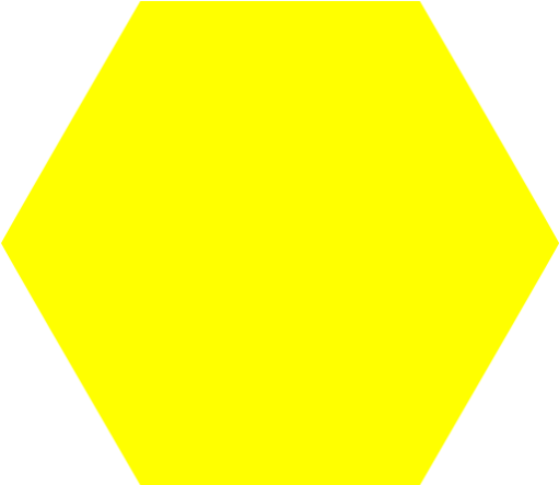 Hexagon Clipart Yellow Hexagon - Hexagon Yellow (512x512)
