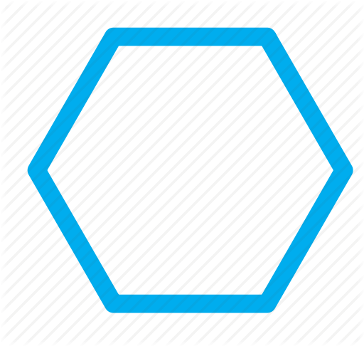 Awesome Design Hexagon Shape Clipart - Hexagon Shape (512x486)