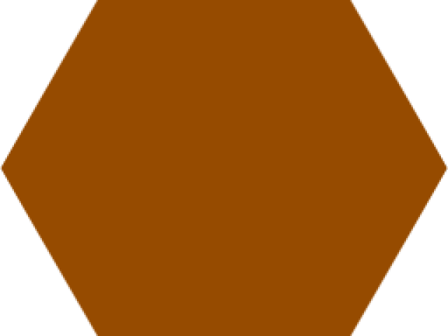 Hexagon Clipart Brown - Hexagon Clipart Brown (640x480)