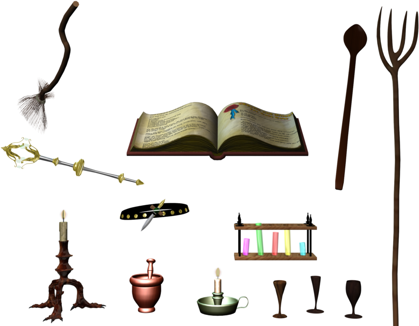 More Like Wiccan Accessoires Stock By Ecathe - Wiccan Witchcraft Clipart (900x695)