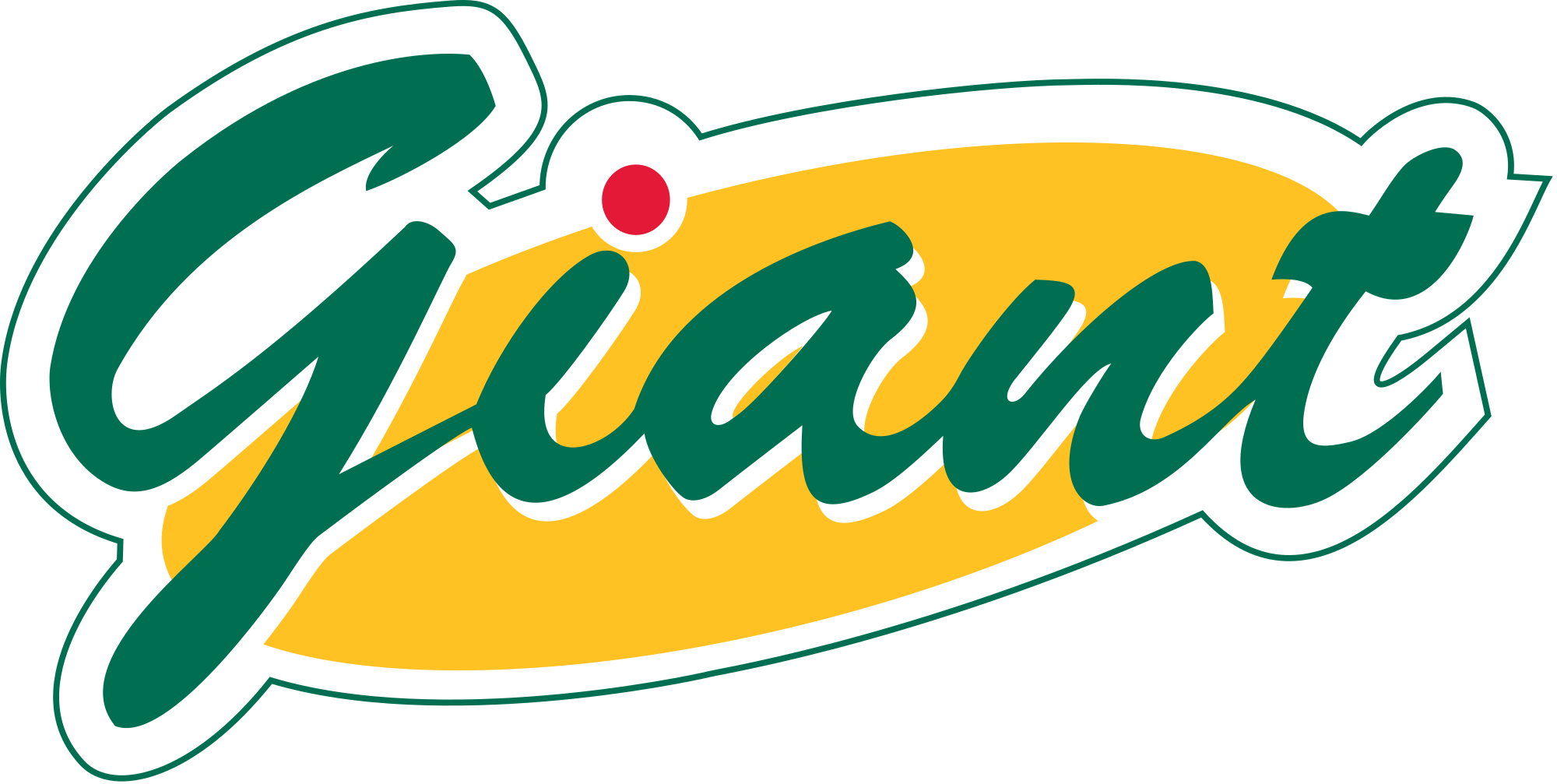 Giants Logo Clip Art - Logo Giant Supermarket (2000x1007)