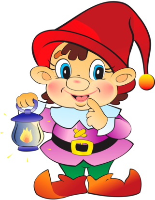 Disk Baby Clip Art, Cute Clipart, Clips, Cute Cartoon - Dwarf Clipart (320x421)