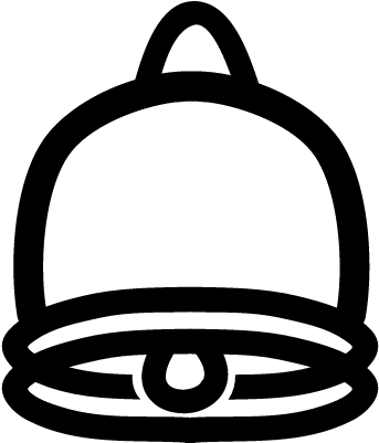 Bell Hand Drawn Interface Symbol Vector - Glocke Gezeichnet (400x400)