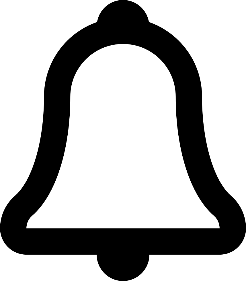 Hand Held Bell Png Svg Freeuse Download - Alarm Icon (858x980)