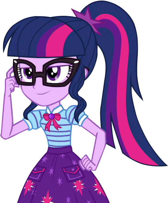 Sci Twi Determines Vector By Rare Fashions - Mlp Eg Sci Twi Vector (568x670)