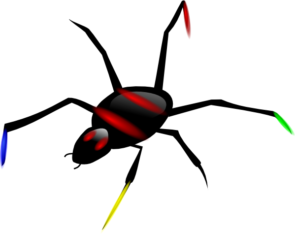 Spider Web Insect Download Halloween Hanging Spider - Spider Clipart (599x475)