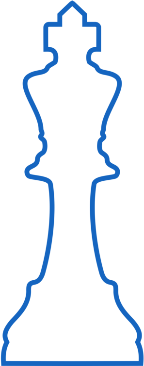 Chess Piece King Queen Board Game - King Chess Piece Clipart (750x750)