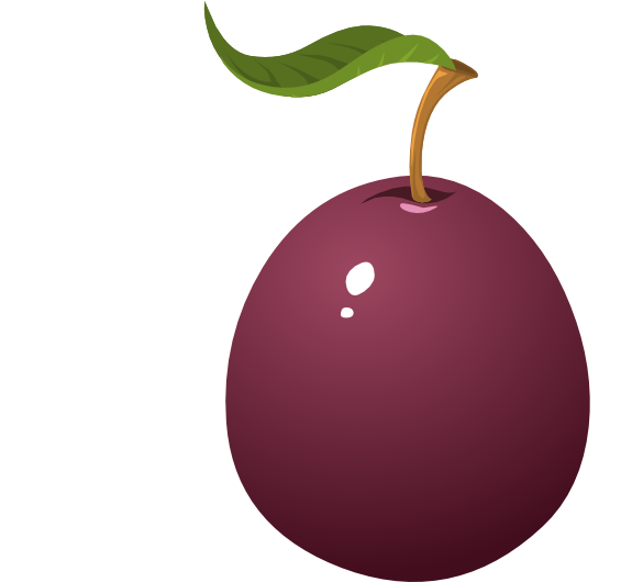 Plum Svg (600x529)