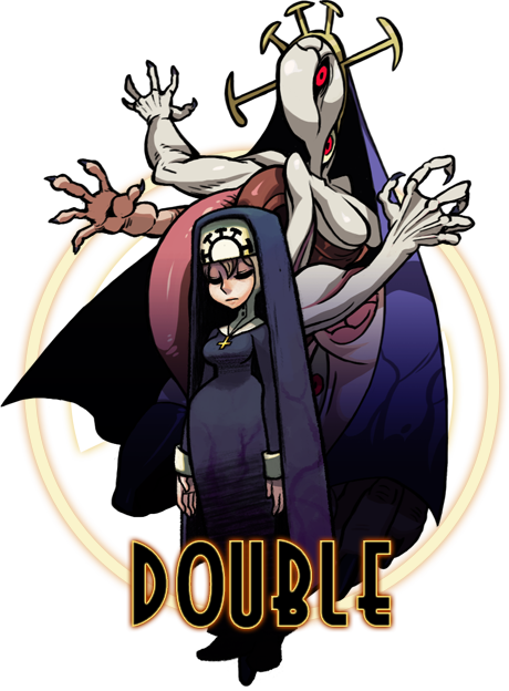 It's Double From Skullgirls - Skullgirls Personajes (460x624)