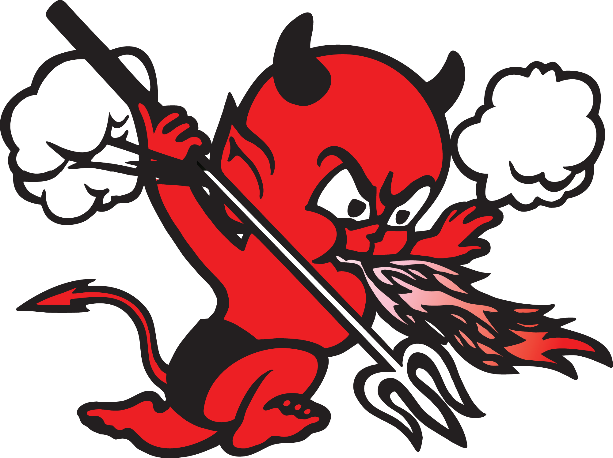 Dysart High Mascot - Dysart High School Demons (2000x1496)