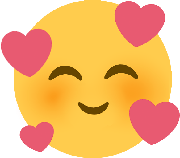 Heart Eyes Emoji Discord (600x600)