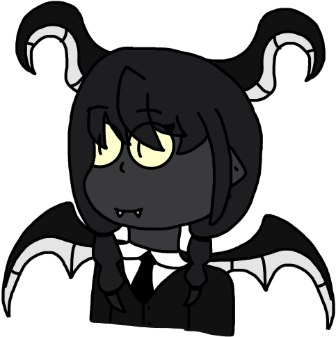 Fang Drawing Demon - Drawing (489x491)