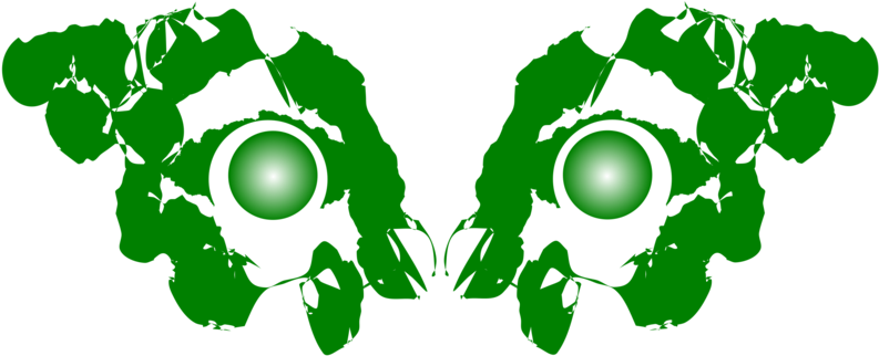 Computer Icons Green Eye Download Color - Green Demon Png (805x340)
