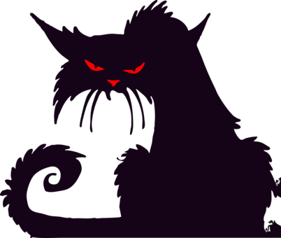 Grumpy Cat Kitten Snowshoe Cat Felidae Black Cat - Angry Cat Clip Art (402x340)