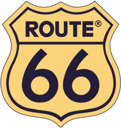 Route 66 Logo Vector, Ai Pdf, Graphics Download - Route 66 Stickers (518x518)