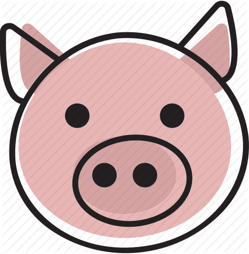 Pork Clipart Circle - Cartoon (502x512)