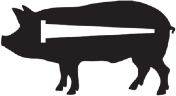 Pork Clipart Two Pig - Sweat Like A Pig To Look Like (640x480)