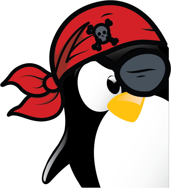 Penguin Clipart Penguin Tux - Penguin Pirate (592x648)