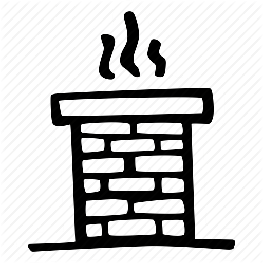 Vector Freeuse Stock Christmas Hand Drawn Sticker - Transparent Smoke Chimney Clip Art (512x512)