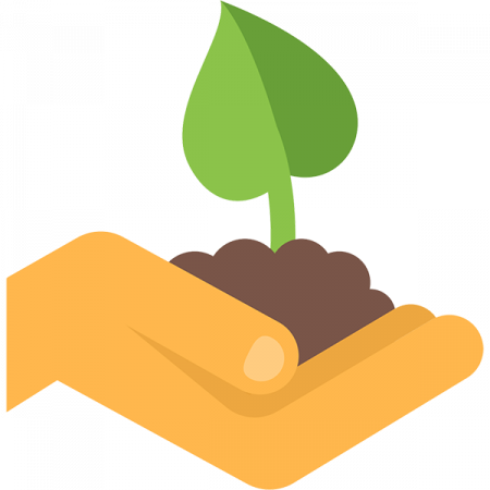 Flower Sprout Clipart - Icon (450x450)