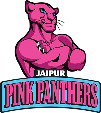 Haryana Steelers Jaipur Pink Panthers - Jaipur Pink Panthers Logo (350x390)