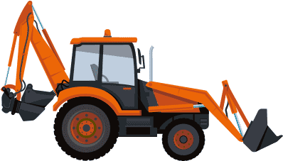 Clip Art Transparent Machinery Comercial Truckma Loaders - Excavator (400x306)