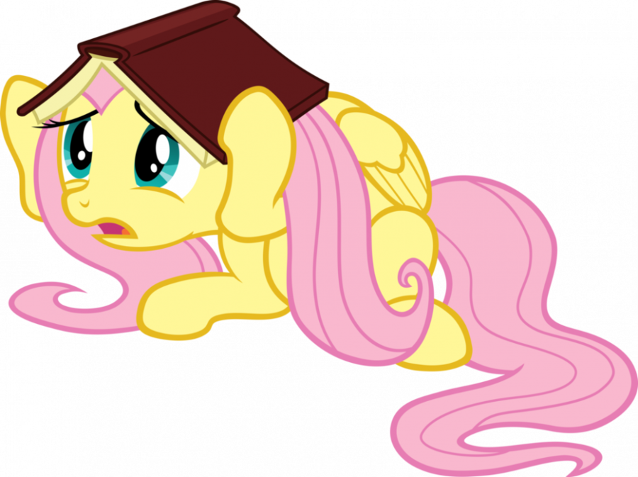 Download Fluttershy Frightened Clipart Fluttershy Pinkie - Mlp Fluttershy Vector Outfit (900x673)