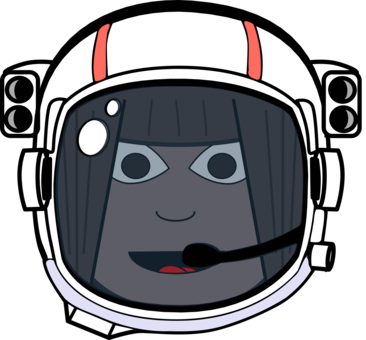 Space Suit Astronaut Outer Space Computer Icons Helmet - Astronaut Helmet Cartoon Png (366x340)