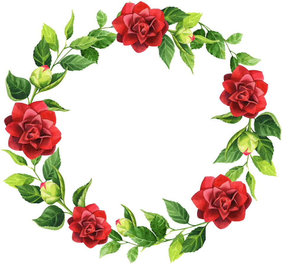 Hand Painted Realistic Origami Garland Png Transparent - Flower (1024x1024)