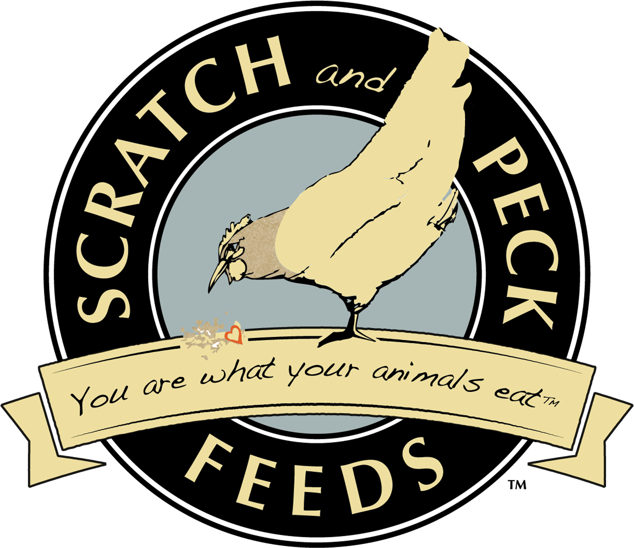 Scratch And Peck Feeds Logo High Saturation - Scratch And Peck (2083x1809)