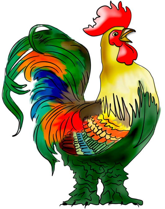 Fd52d5d6fbde - Петух Клипарт (549x699)
