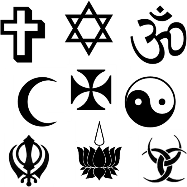 Religious Symbols Clipart Religion Religious Symbol - Religion Symbols In Canada (600x600)