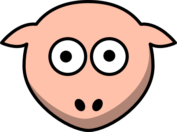 Clip Art Goat Head (600x448)