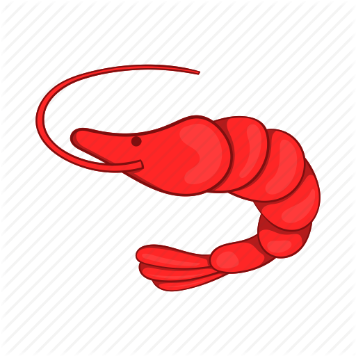 Shrimp Cartoon Clipart Cartoon - Prawn Cartoon (512x512)