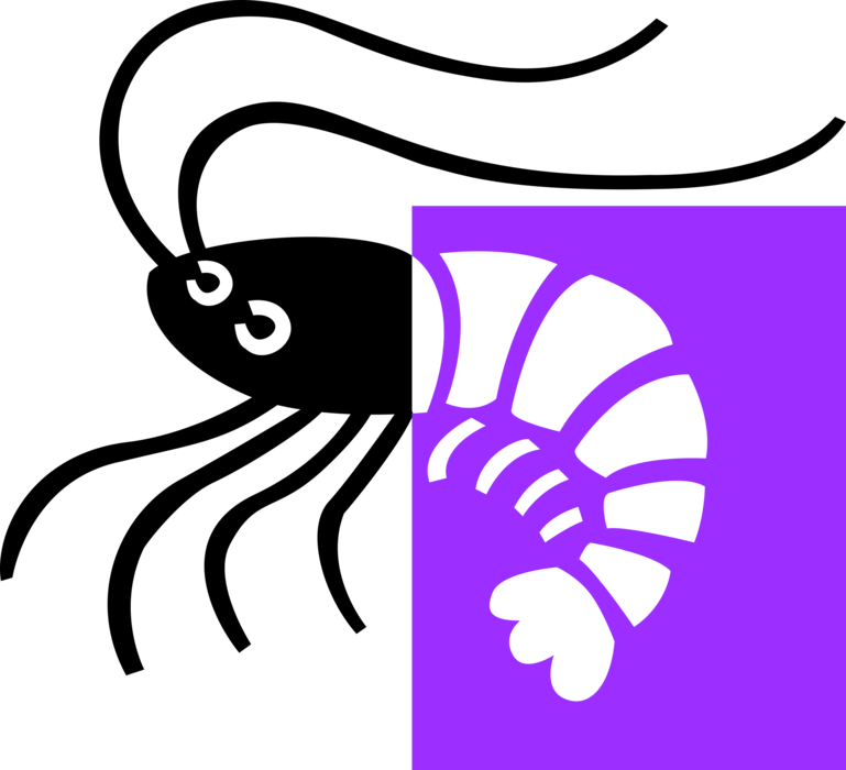 Seafood Clipart Prawn - Shrimp (769x700)