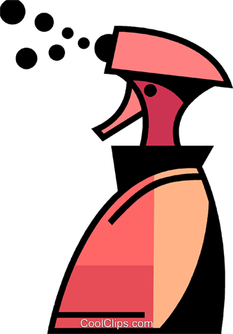 Plastic Spray Bottles Royalty Free Vector Clip Art - Plastic Spray Bottles Royalty Free Vector Clip Art (334x480)