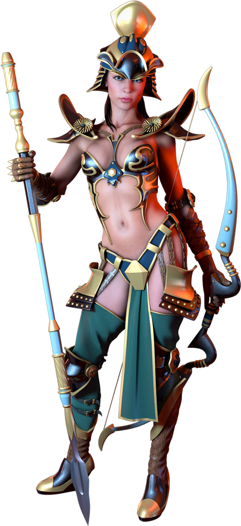 Popular Images - 3d Game Characters Png (609x1040)