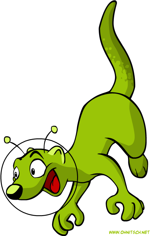 Green Ferret Cliparts - Ferret (502x805)