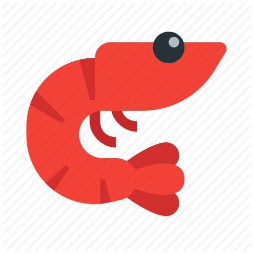 Download Seafood Clipart Sushi Japanese Cuisine Seafood - Shrimp Icon Transparent (512x512)