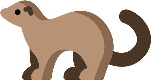 Ferret Free Icon - Huron Png (512x512)