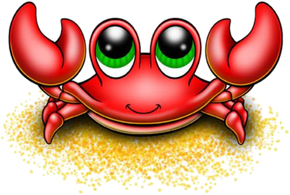 Shrimp Clipart Ketam - Under The Sea Crab (685x480)