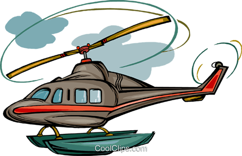 Helicopter Royalty Free Vector Clip Art Illustration - Illustration (480x310)