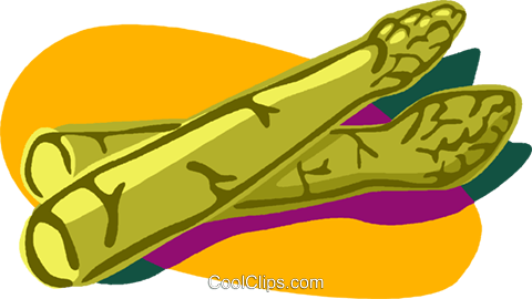 Asparagus Royalty Free Vector Clip Art Illustration - Asparagus Royalty Free Vector Clip Art Illustration (480x270)
